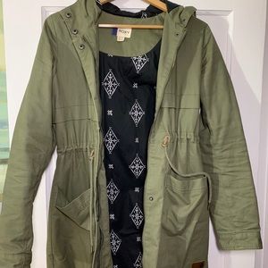 Roxy Green Field Jacket, medium